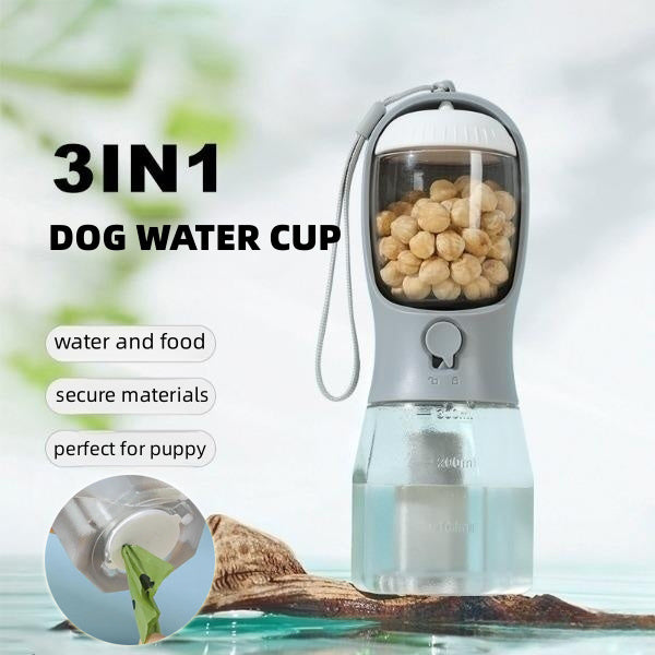 GoPup – 3-in-1 Travel Bottle for Pets - 4PawSpot