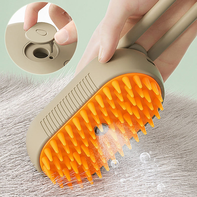 PuffEase – Pet Spray & Massage Comb - 4PawSpot
