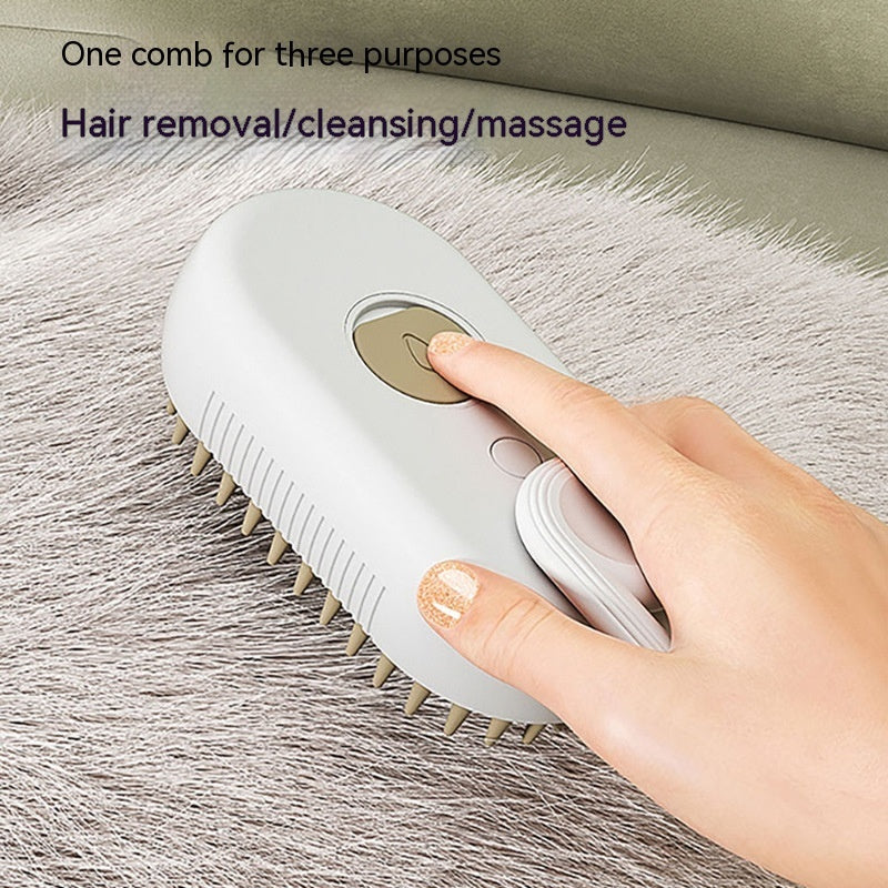 PuffEase – Pet Spray & Massage Comb - 4PawSpot